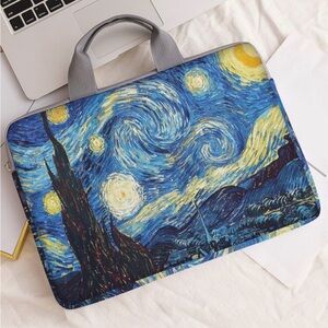 Van Gogh starry night padded laptop sleeve. New in original packaging